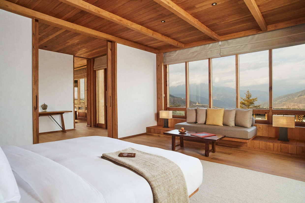 Thimphu One Bedroom Villa Bedroom Bhutan
