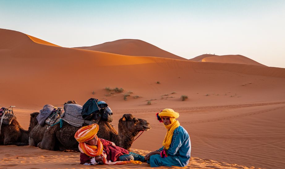 Break In the Moroccan desert