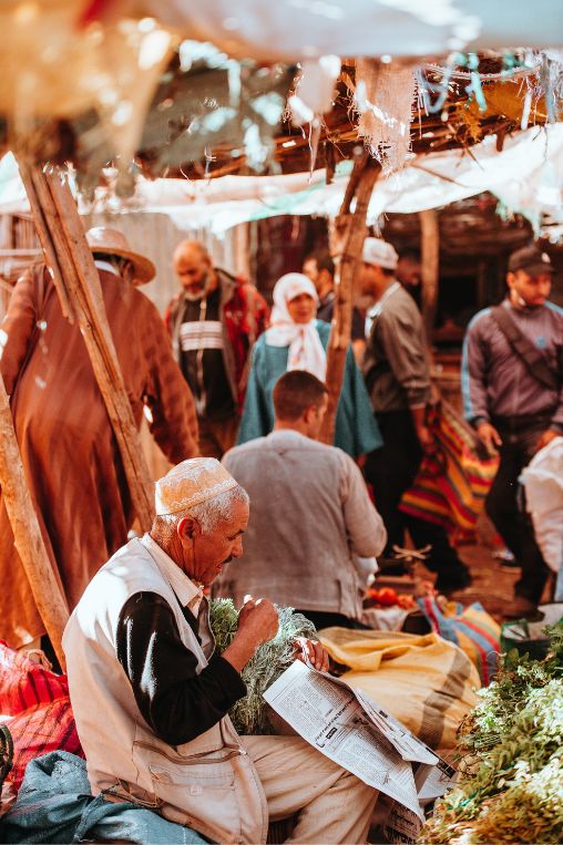 market in Morocco