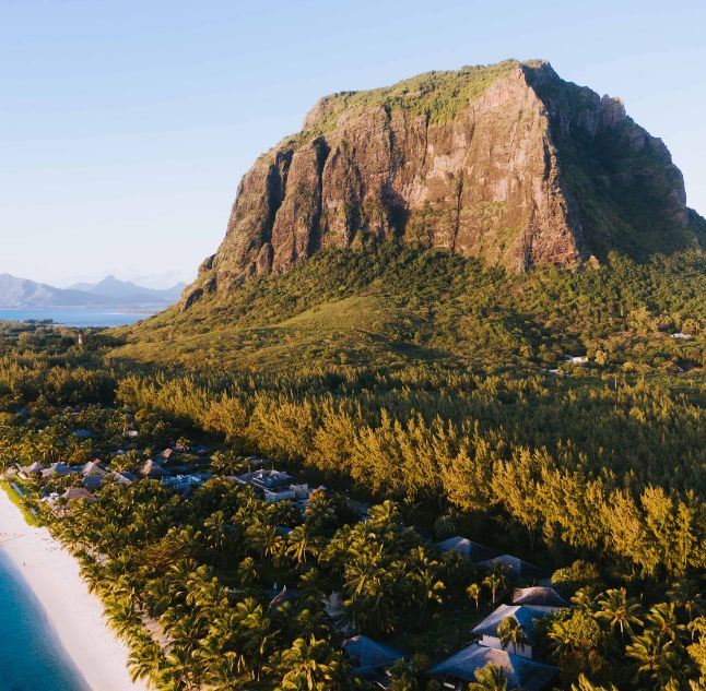 Aerial view Mauritius