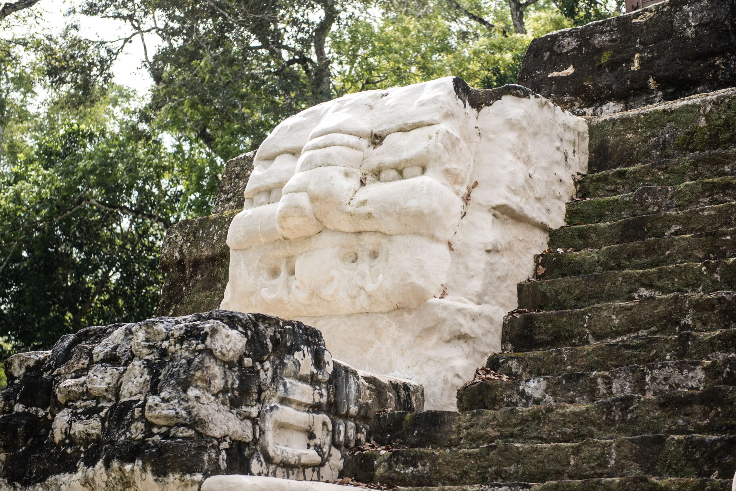 stone head Guatemala