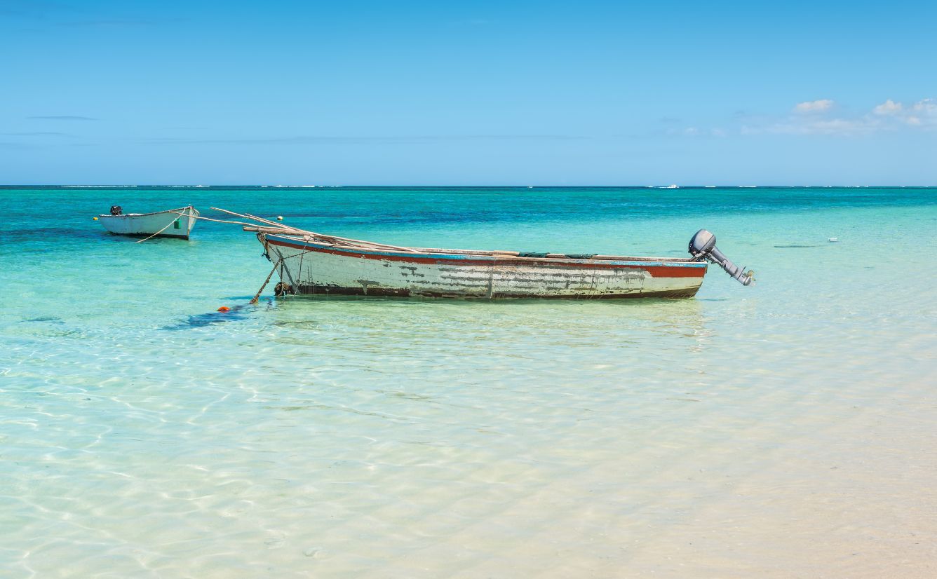 Boats in Mauritius