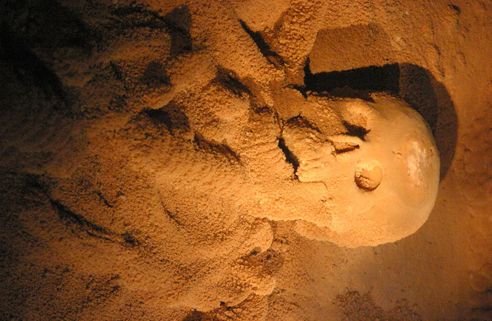 Mayan skeletal remains of human sacrifices in the Actun Tunichil Muknal caves