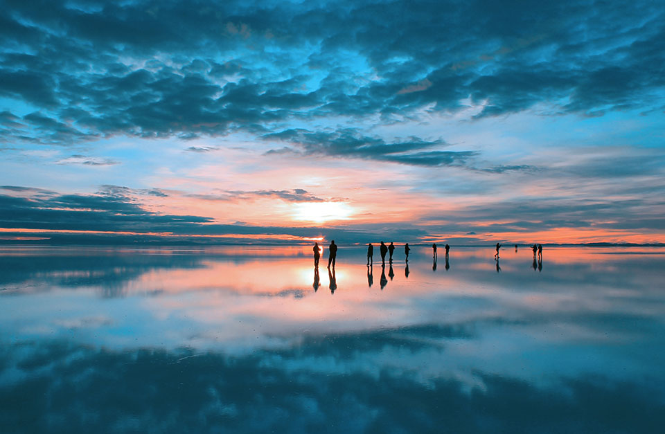 beautiful sunset Bolivia