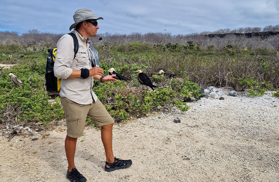 travelling in Galapagos