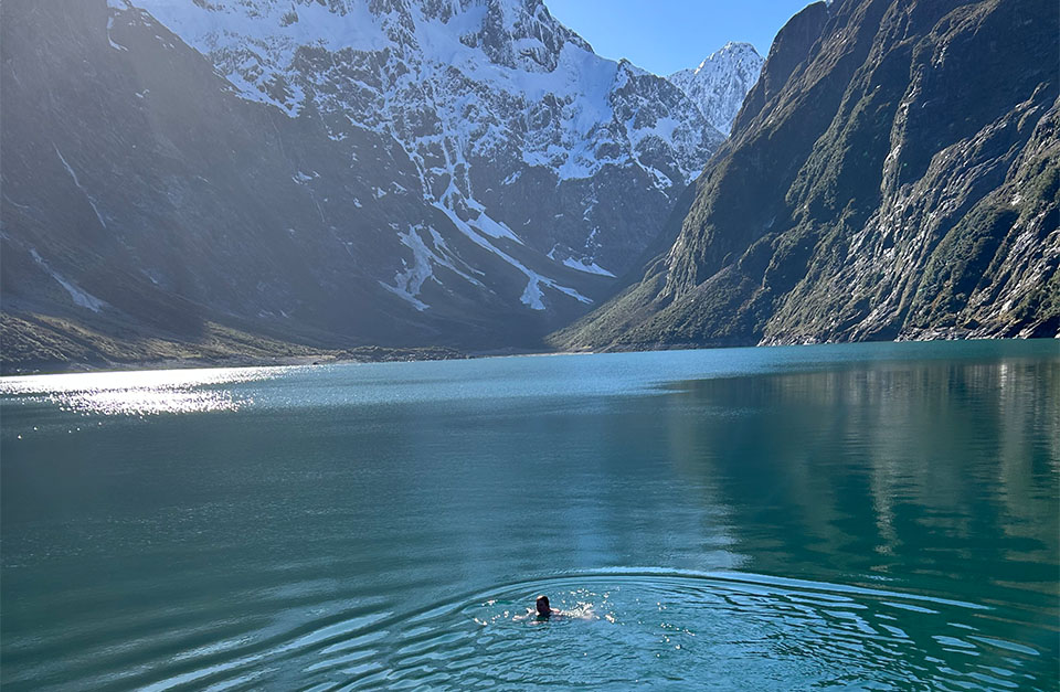 wild swimming, New Zealand