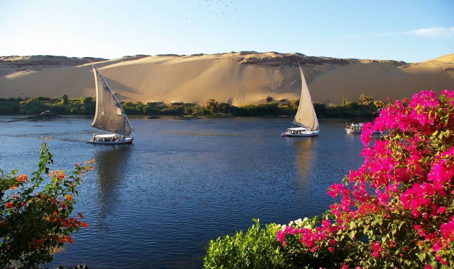Felucca ride Aswan Egypt