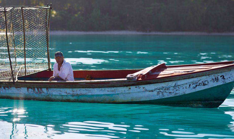 Fishing boat in Jamaica
