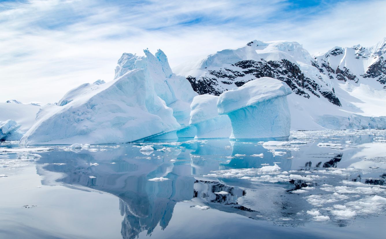 Icy Wonderland in Antarctica