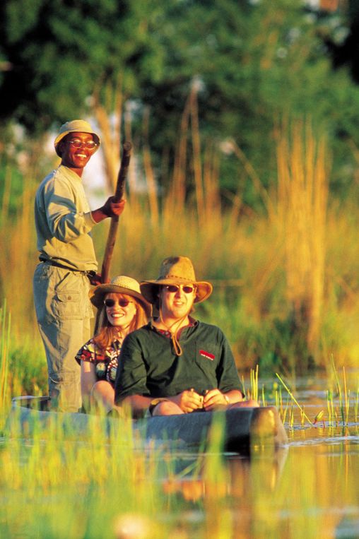 Kayaking in Botswana