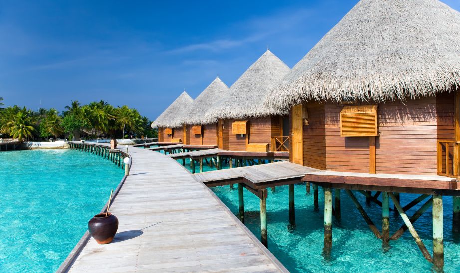 Luxury Maldives island