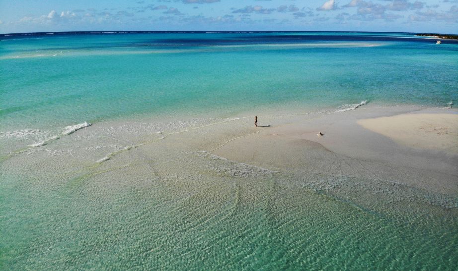 Pine Cay sandbank