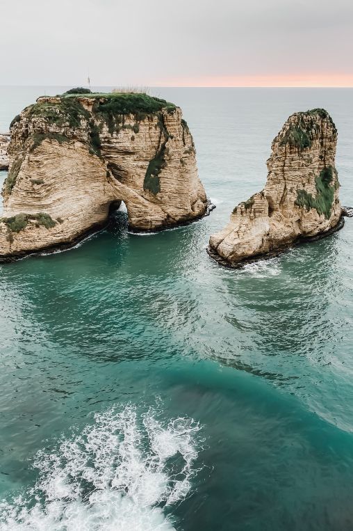 Raouche Rocks in Beirut Lebanon