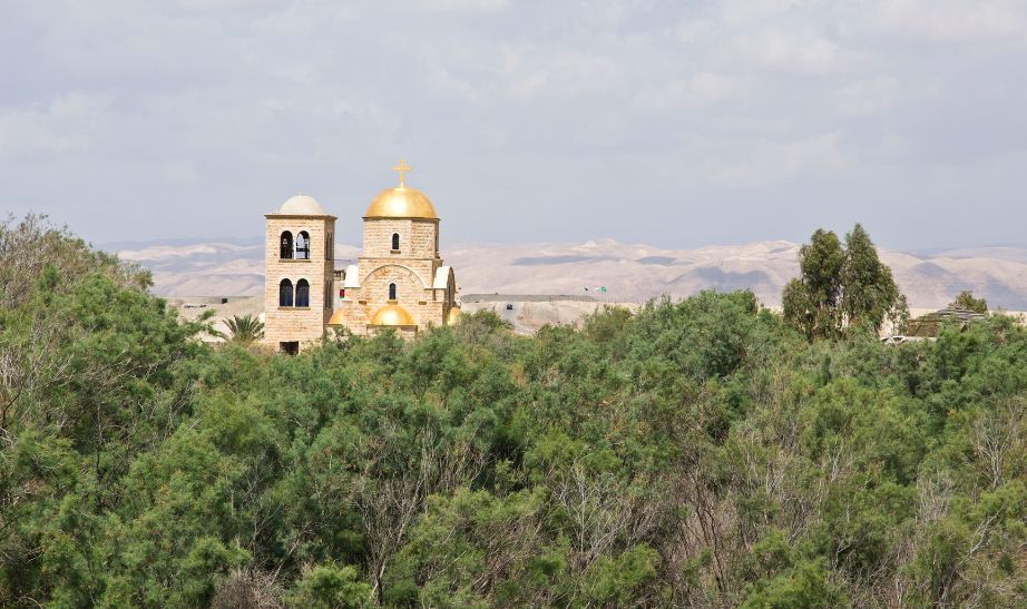 The baptism site Jordan