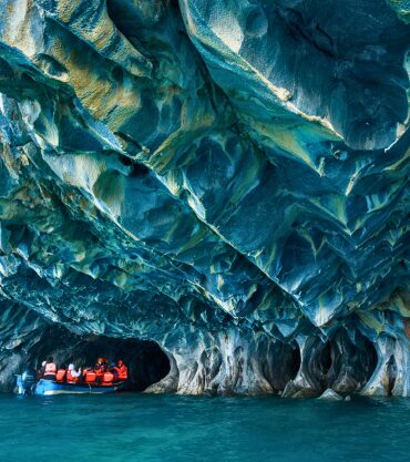 Marble caves, Aysén