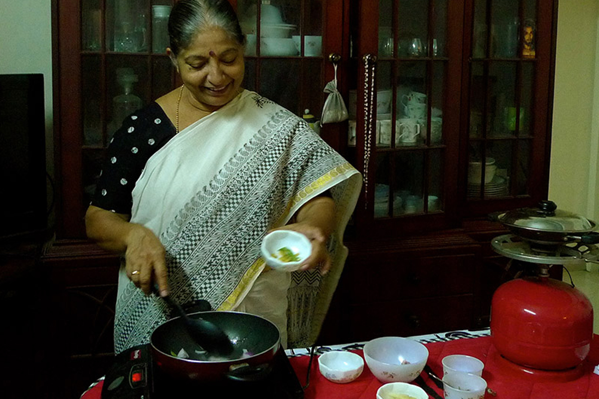 Cooking in Kerela India