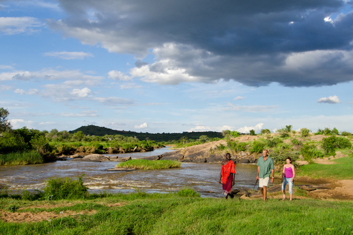 Children on Safari in Africa