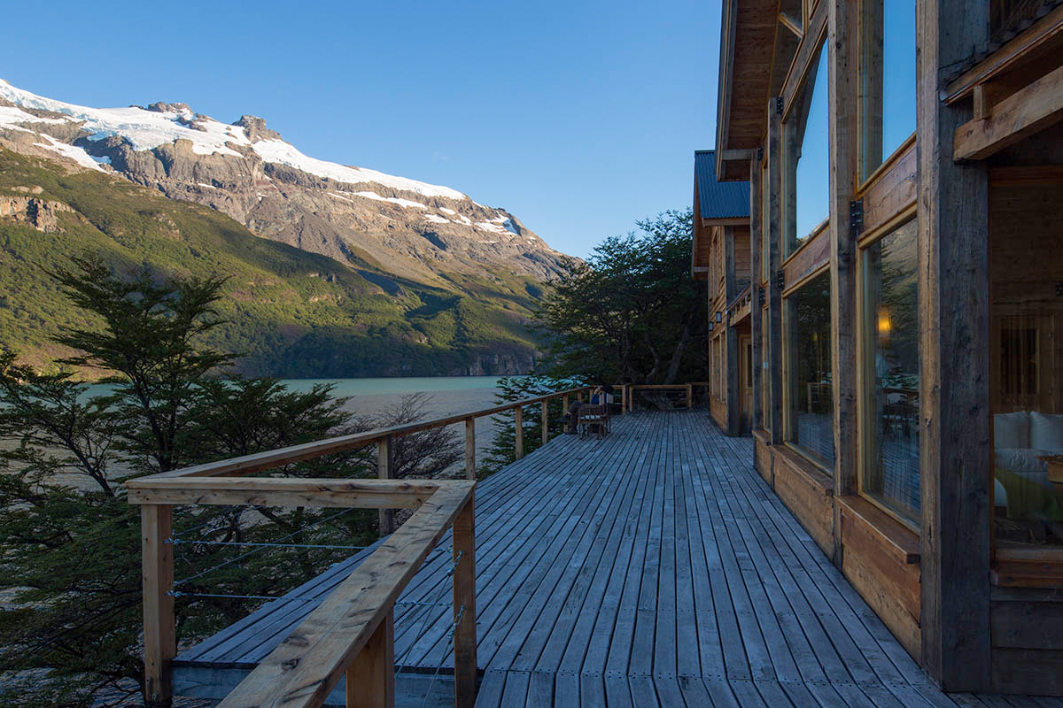 Deck of Aguas Arribas in Argentina