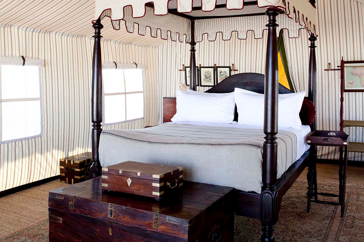 San Camp in Botswana