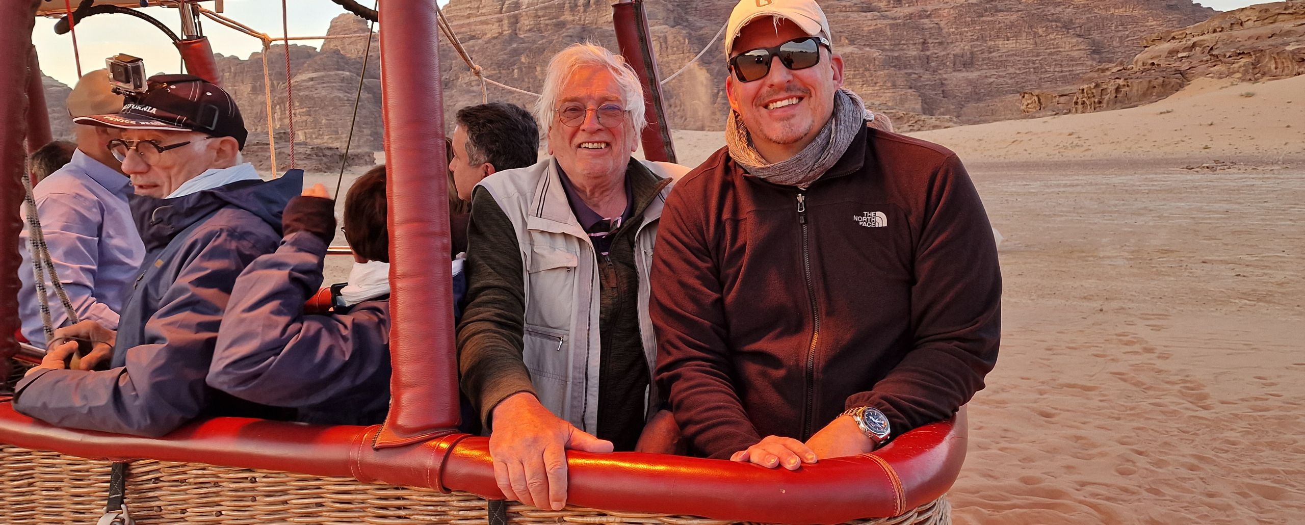 Carl and Peter at their trip to the Middle East