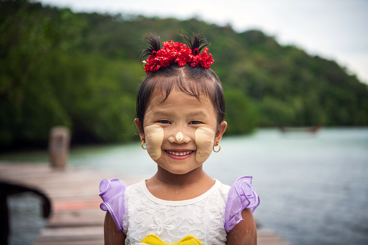 Child from Sitalagel Village, Wa Ale Island, Myanmar
