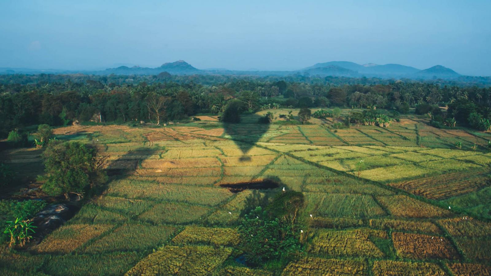 Hot-air ballooning over Sri Lanka's Cultural Triangle