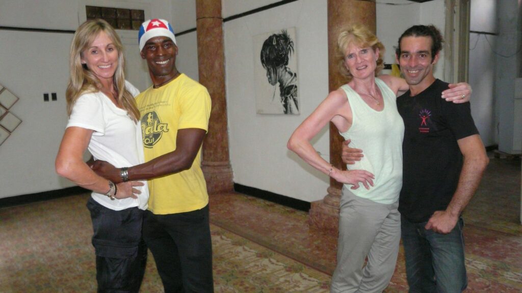 Luxury Travel Expert, Hen Loyd, dancing