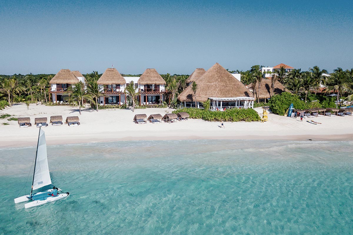 Hotel Esencia on Tulum Beach in Mexico, the perfect Easter getaway