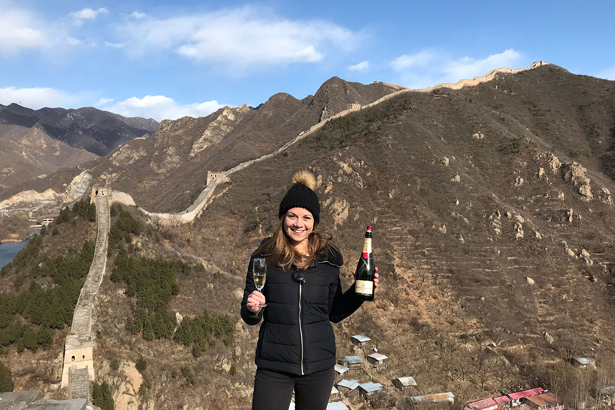 Great wall of china picnic