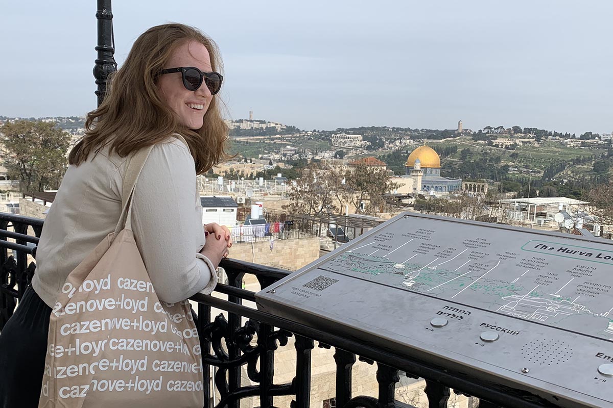 View from the top of Hurva Synagogue in Jerusalem, one of the best holiday destinations