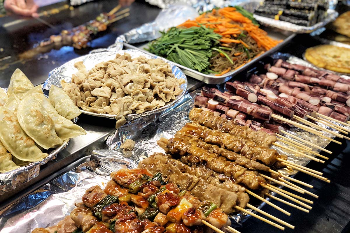 Korean street food in Seoul