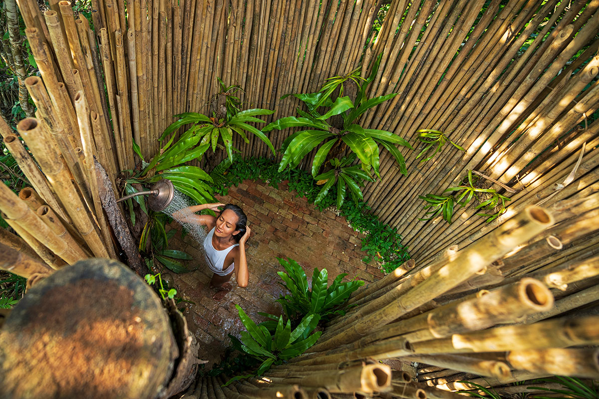 Outdoor Shower at Wa Ale Island, Myanmar