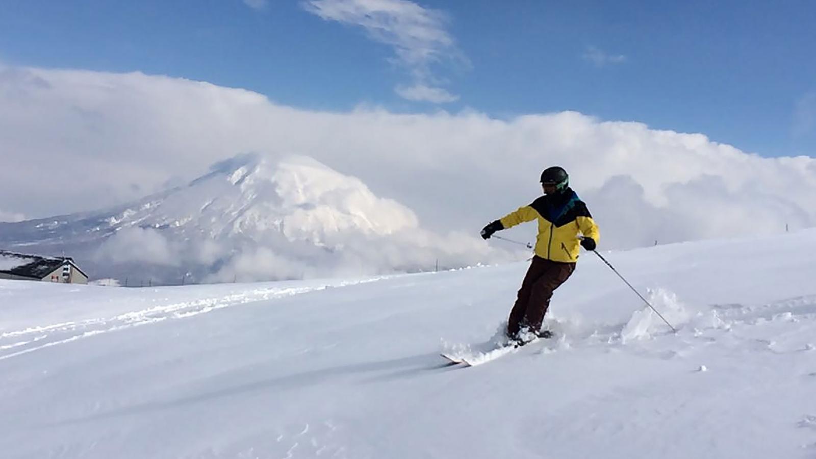 Skiing in Niseko, Japan