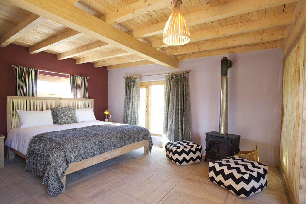 Shakti River House bedroom, india and maldives twin centre holidays