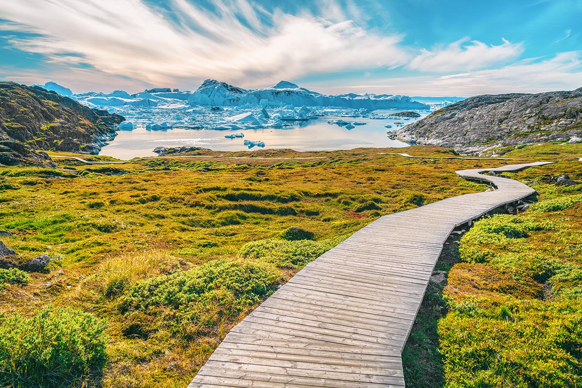 South Greenland in the summer, Emerald Landscapes