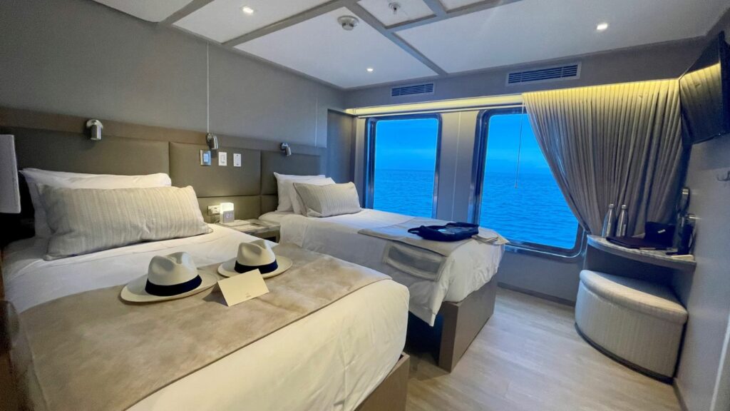 Cruise the Galápagos, view of cabin interior