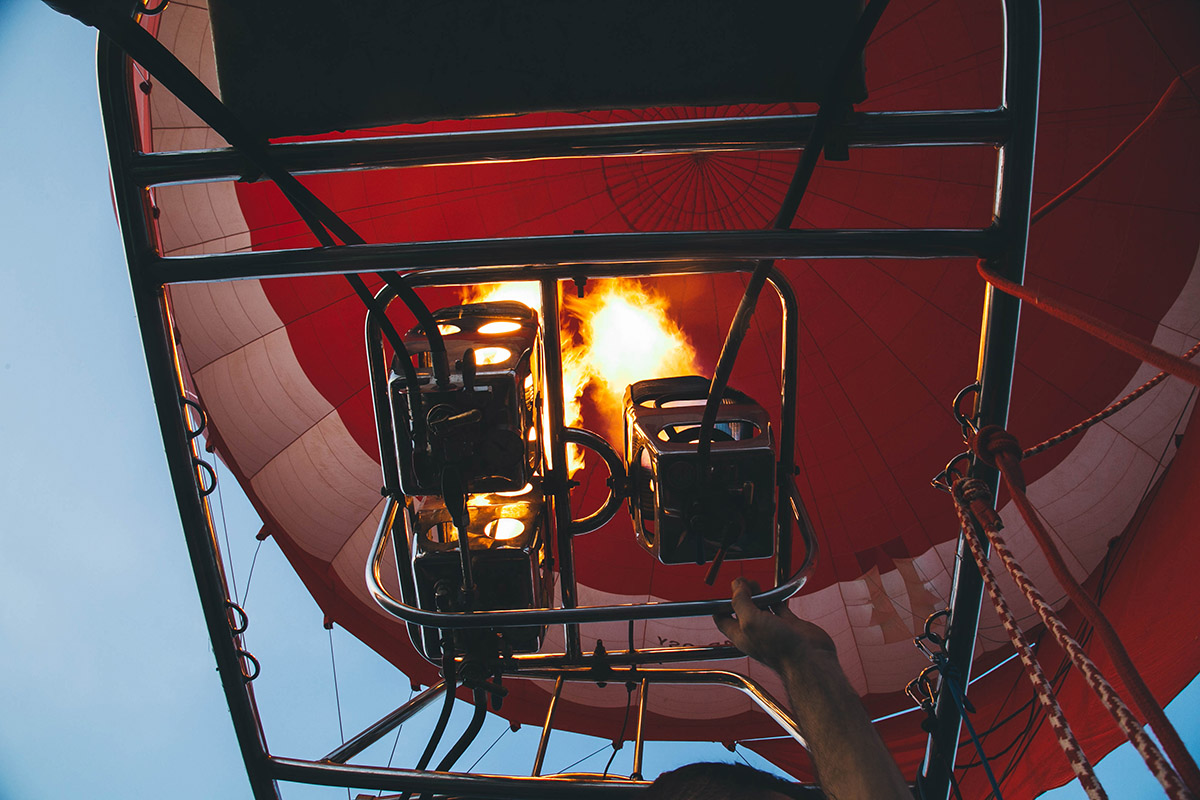 Hot-air ballooning over Sri Lanka's Cultural Triangle