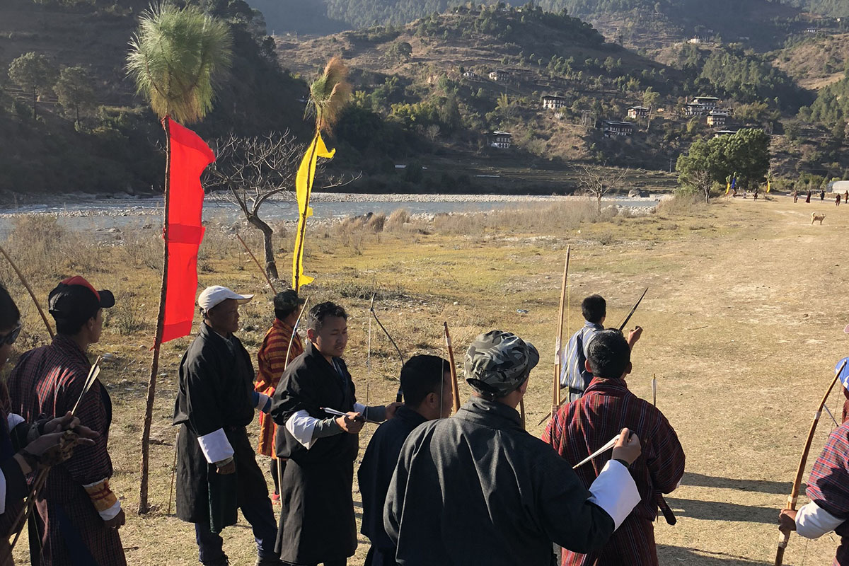 Camping in the Bhutanese wilderness
