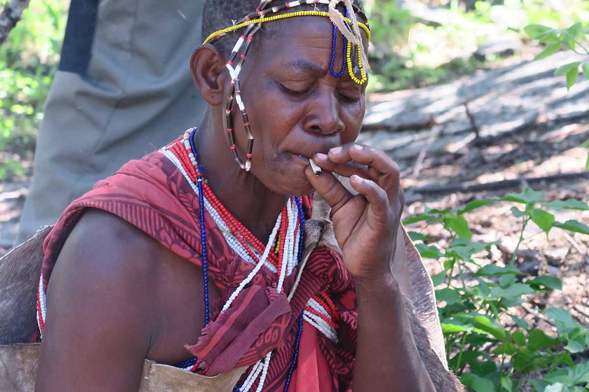 A MORNING WITH THE HADZABE BUSHMEN
