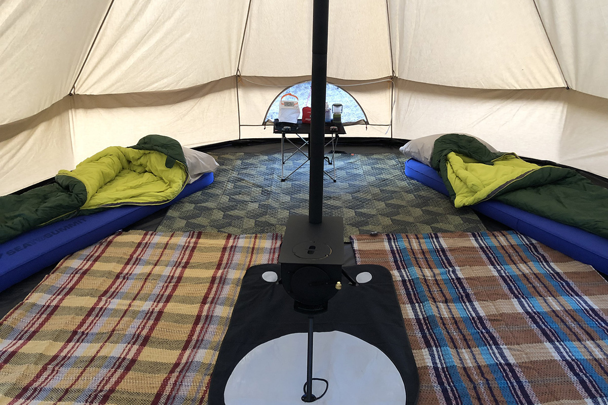 Camping in the Bhutanese wilderness