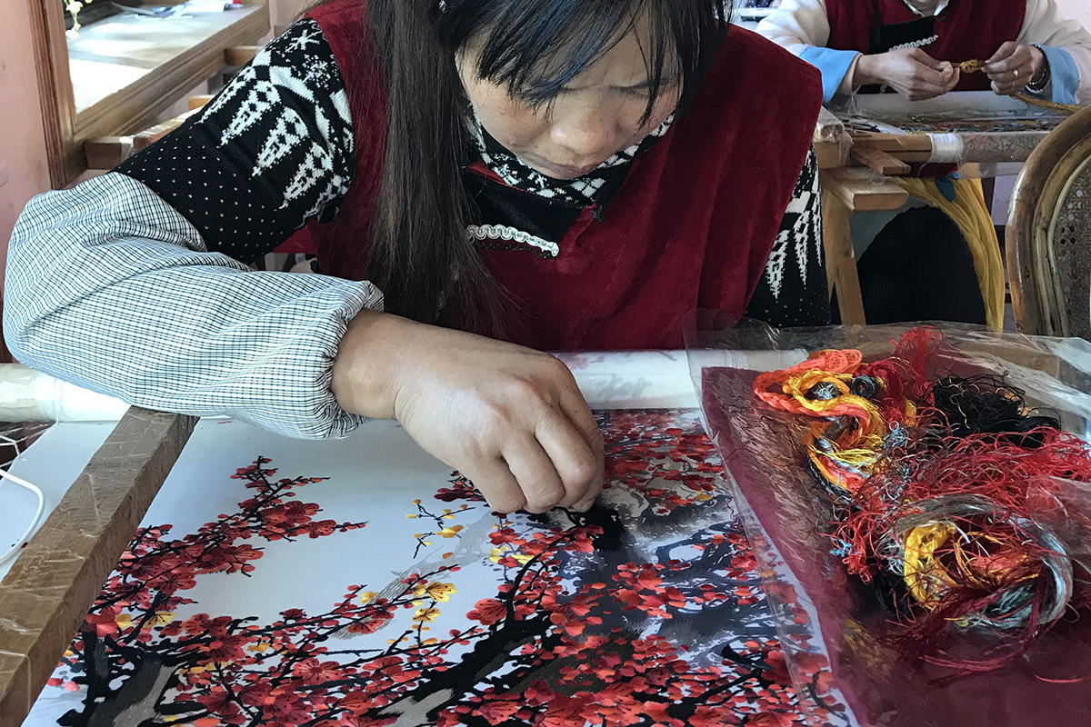 Local painting in Yunnan
