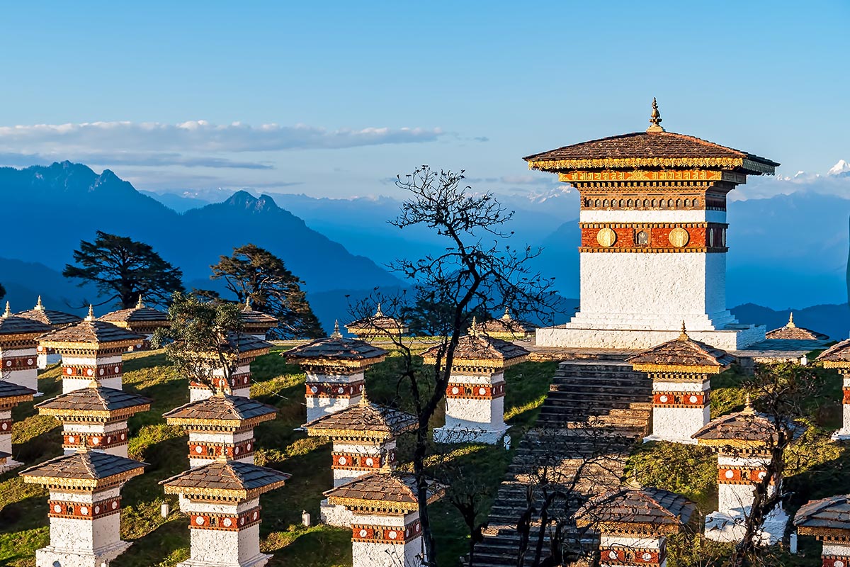 A Temple Blessing in Bhutan