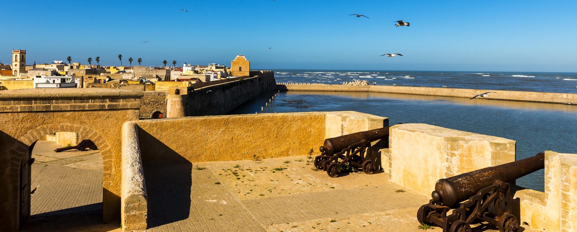Walled city of Mazagan in El Jadida Morocco