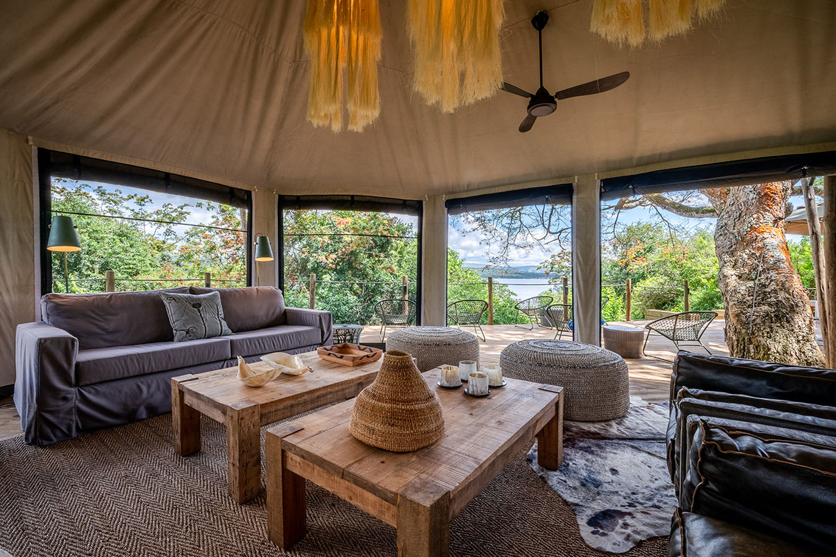Luxury camp Akagera National Park Rwanda