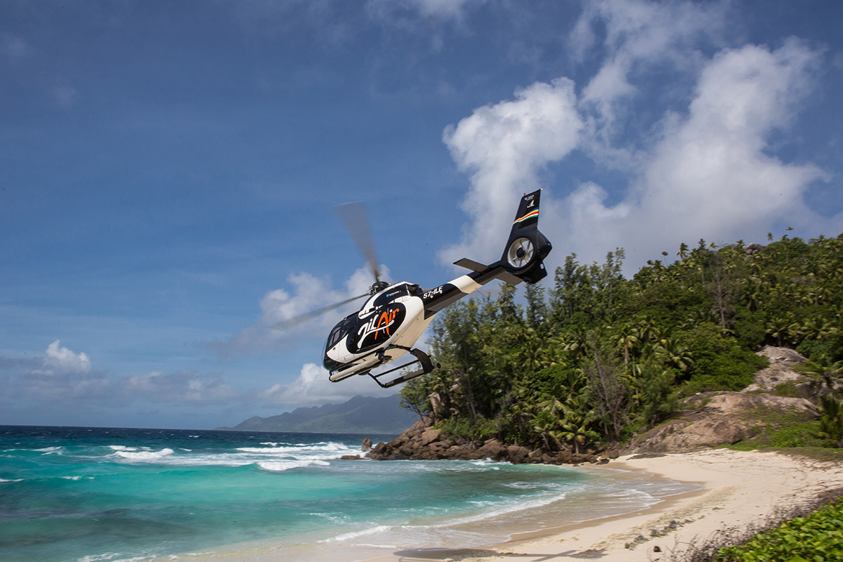 Safari and Seychelles holiday, view of the island
