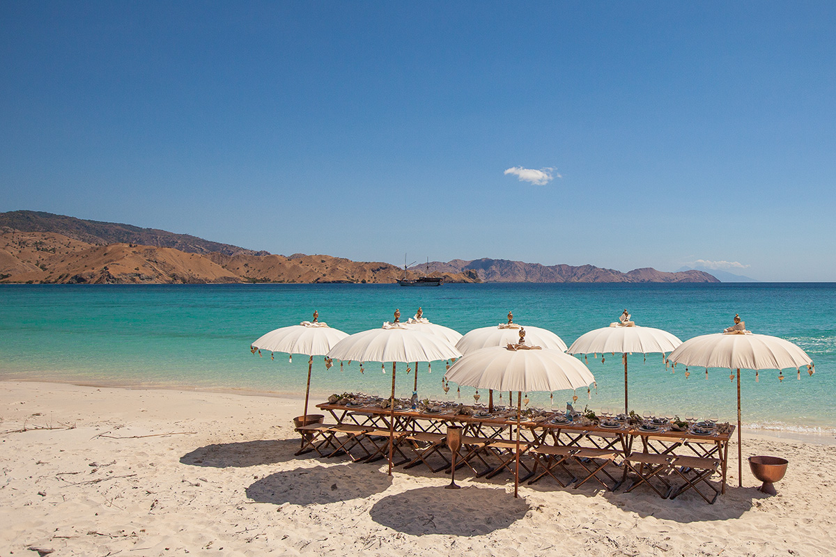 Island-hopping on the extraordinary Prana by Atzaro in Raja Ampat, Indonesia