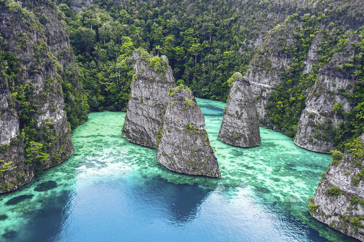 Island-hopping on the extraordinary Prana by Atzaro in Raja Ampat, Indonesia