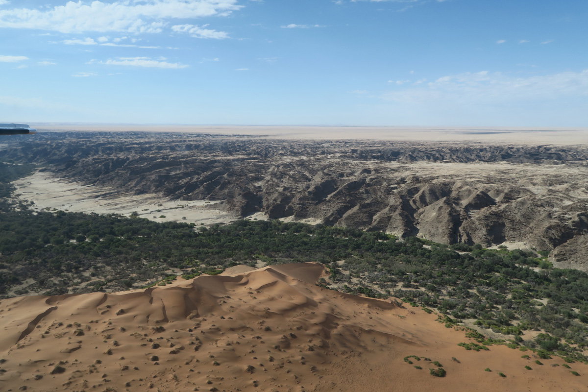 Namibia from the air: a scenic flight from Swakopmund to Sossusvlei