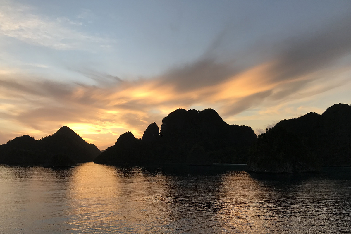 Island-hopping on the extraordinary Prana by Atzaro in Raja Ampat, Indonesia
