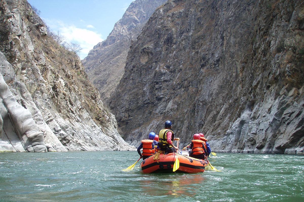 White water rafting, Ladakh, India